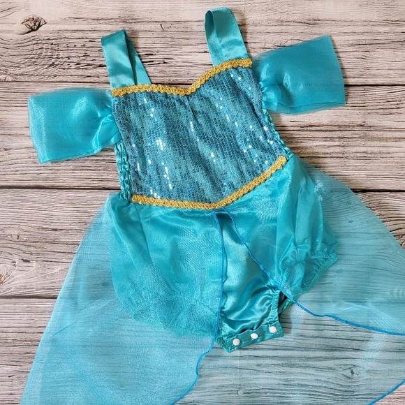 Princess Jasmine First Birthday Outfit Aladdin Cake Smash Outfit Arabian Nights - Picture 4 of 9